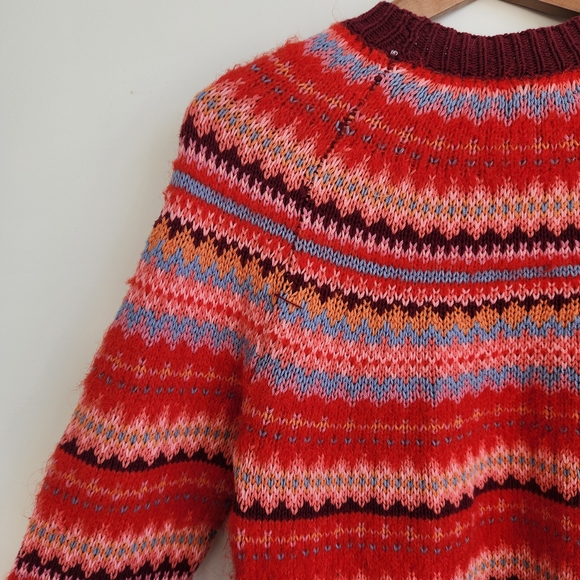 American Eagle Outfitters Vibrant Striped Crew Neck Sweater - Picture 11 of 11